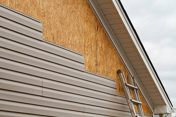 Professional Siding Repair technician working in Oak Hall, VA